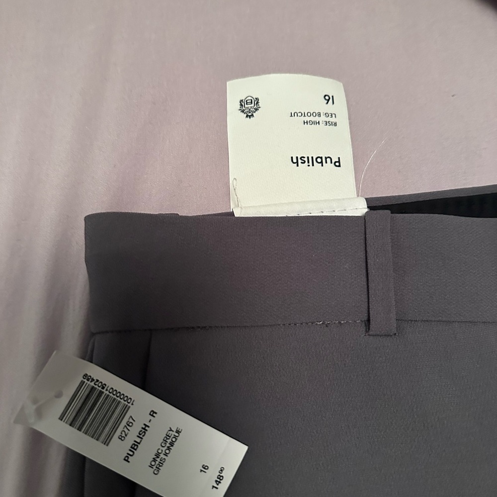 Aritzia Publish Pants - Iconic Grey